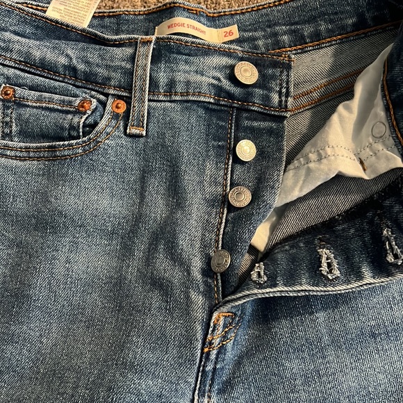 Levi’s wagging straight jeans size 26 short - Picture 3 of 5